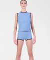 Maglia a Canotta con Elastici da Donna