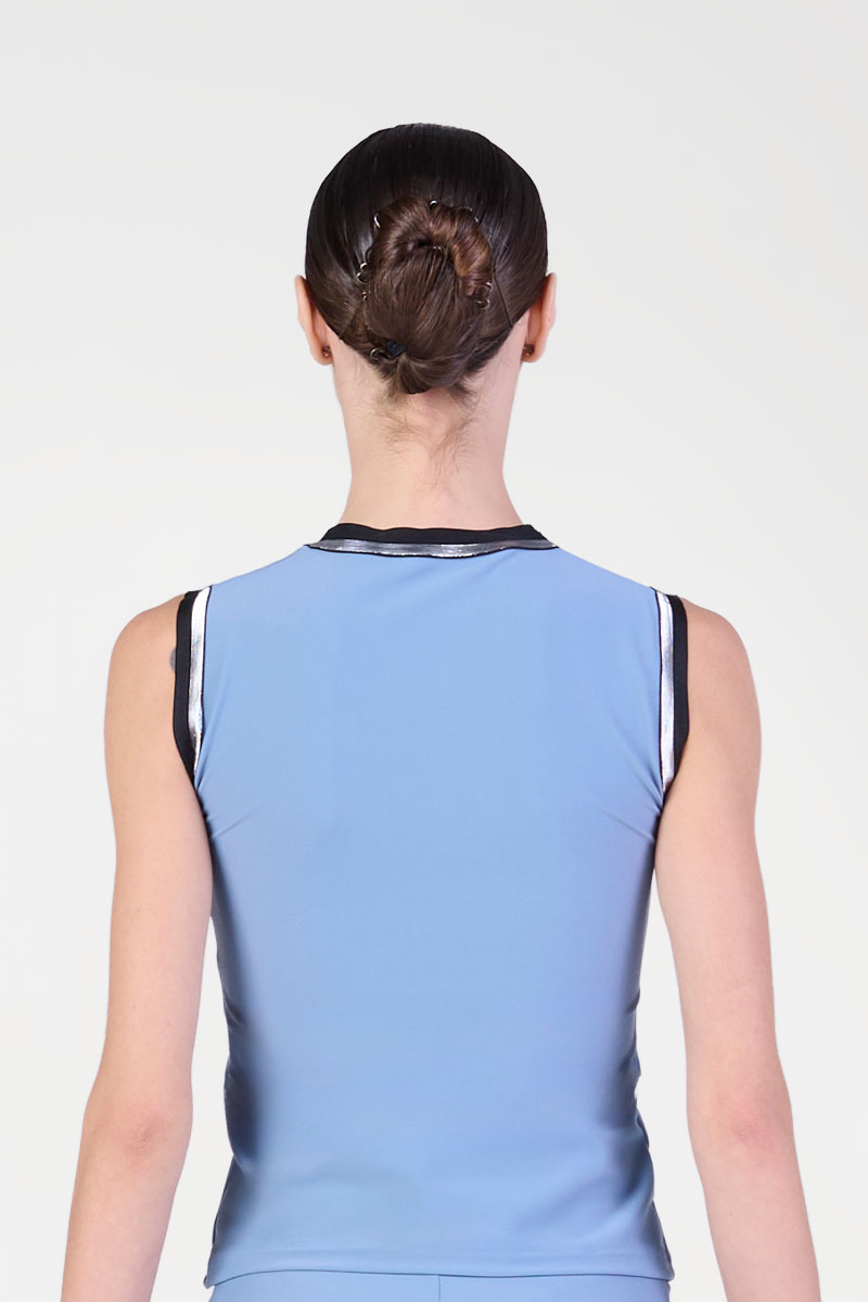 Maglia a Canotta con Elastici da Donna