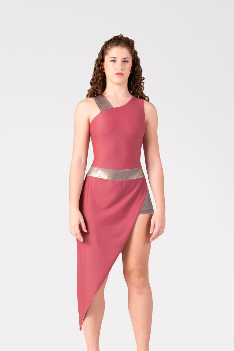 Tuta Short con Gonna Trasversale