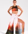 Pantaloni Lunghi con Spacco