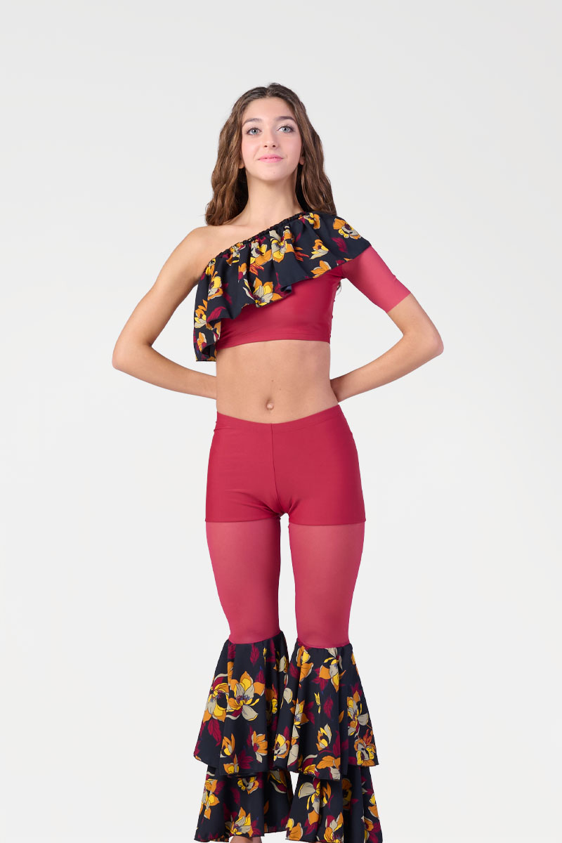 Pantaloni Lunghi con Balze