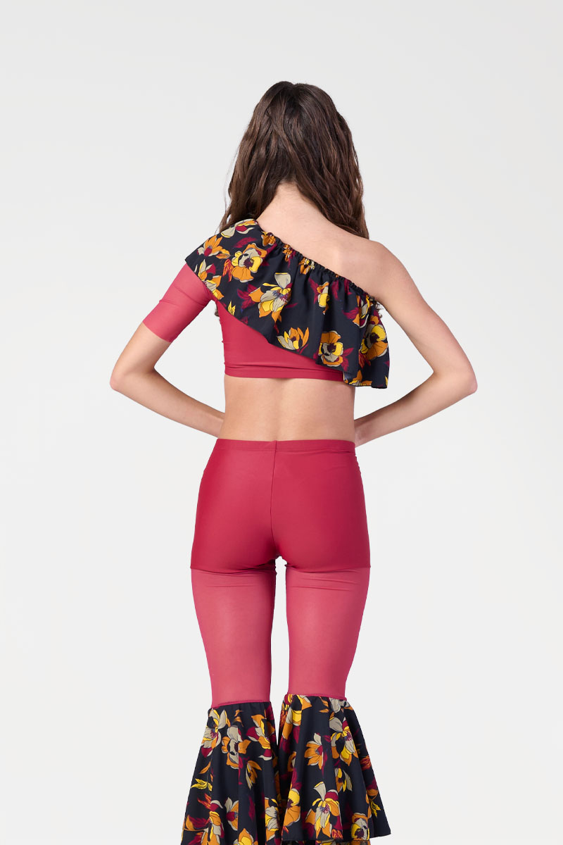 Pantaloni Lunghi con Balze