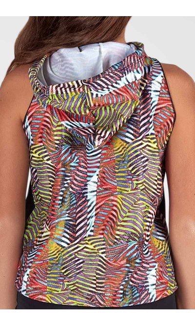 Maglia a Canotta con Cappuccio