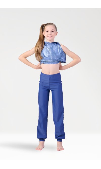 Pantaloni Lunghi con Inserti Laterali