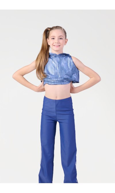 Pantaloni Lunghi con Inserti Laterali