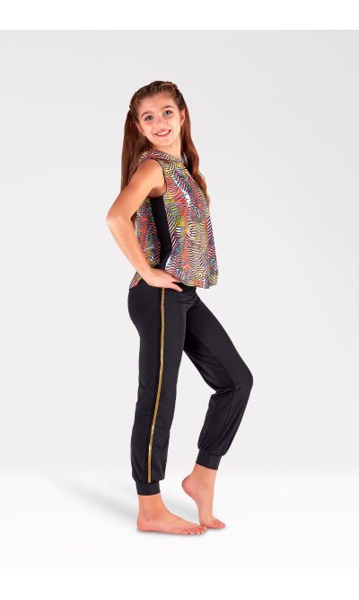 Pantaloni Lunghi con Inserti Laterali