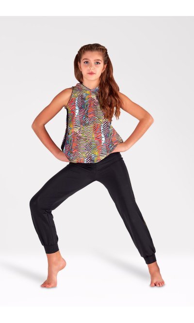 Pantaloni Lunghi con Inserti Laterali