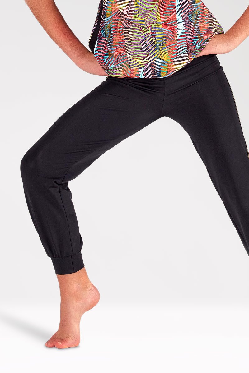 Pantaloni Lunghi con Inserti Laterali