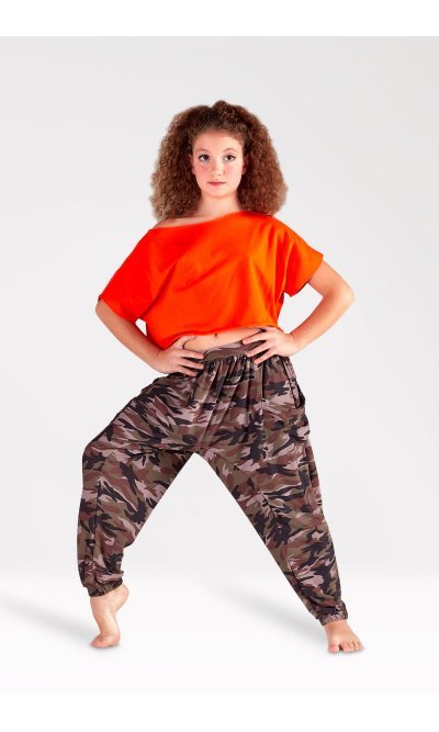 Pantaloni Lunghi con Tasche Ampie