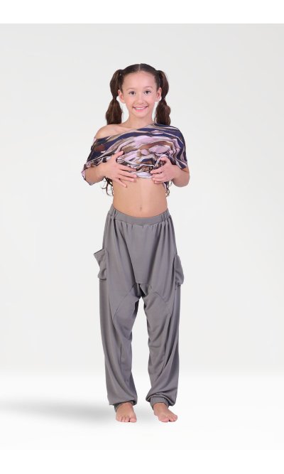 Pantaloni Lunghi con Tasche Ampie