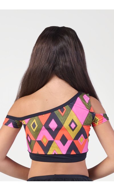 Top con Manica Asimmetrica