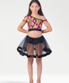 Short con Gonna Trasparente