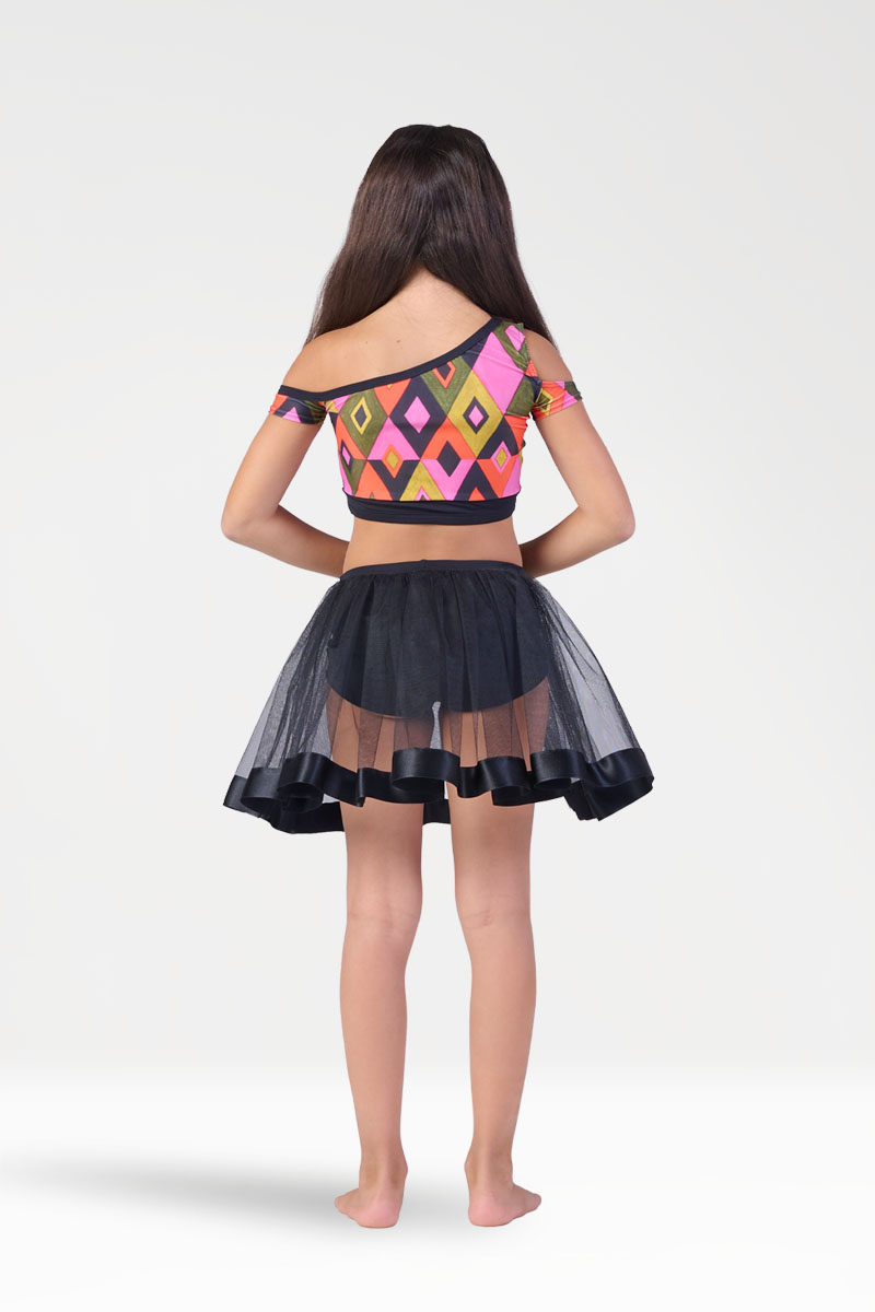 Short con Gonna Trasparente
