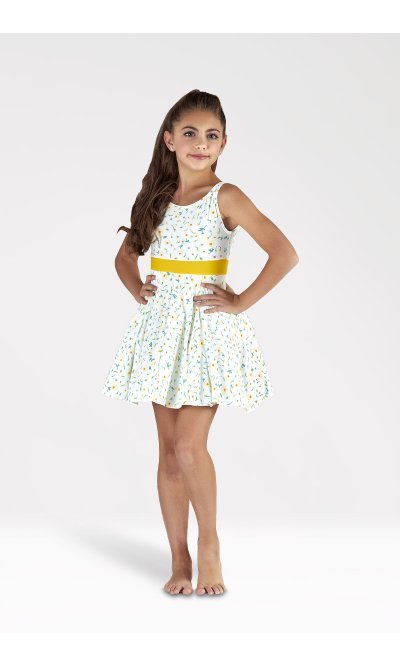 Body a Vestito con Gonna Godet