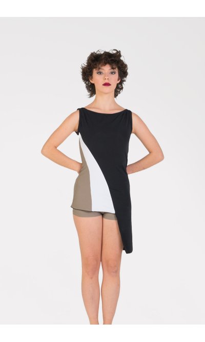 Casacca con Taglio Asimmetrico