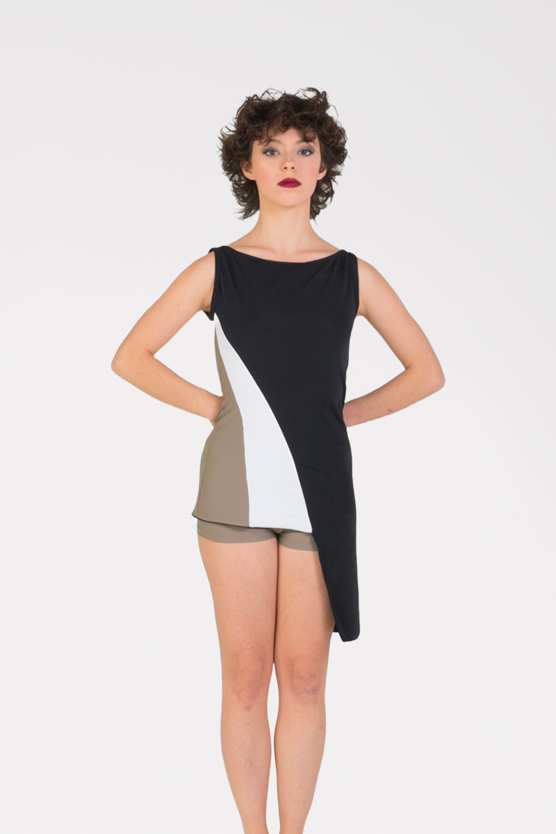 Casacca con Taglio Asimmetrico