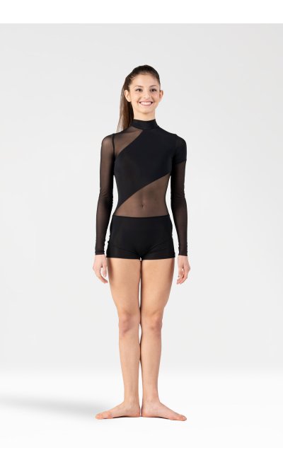 Tuta Short con Manica e Inserto in Rete