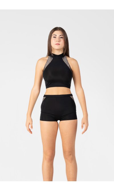 Top con Pistagna e Inserto