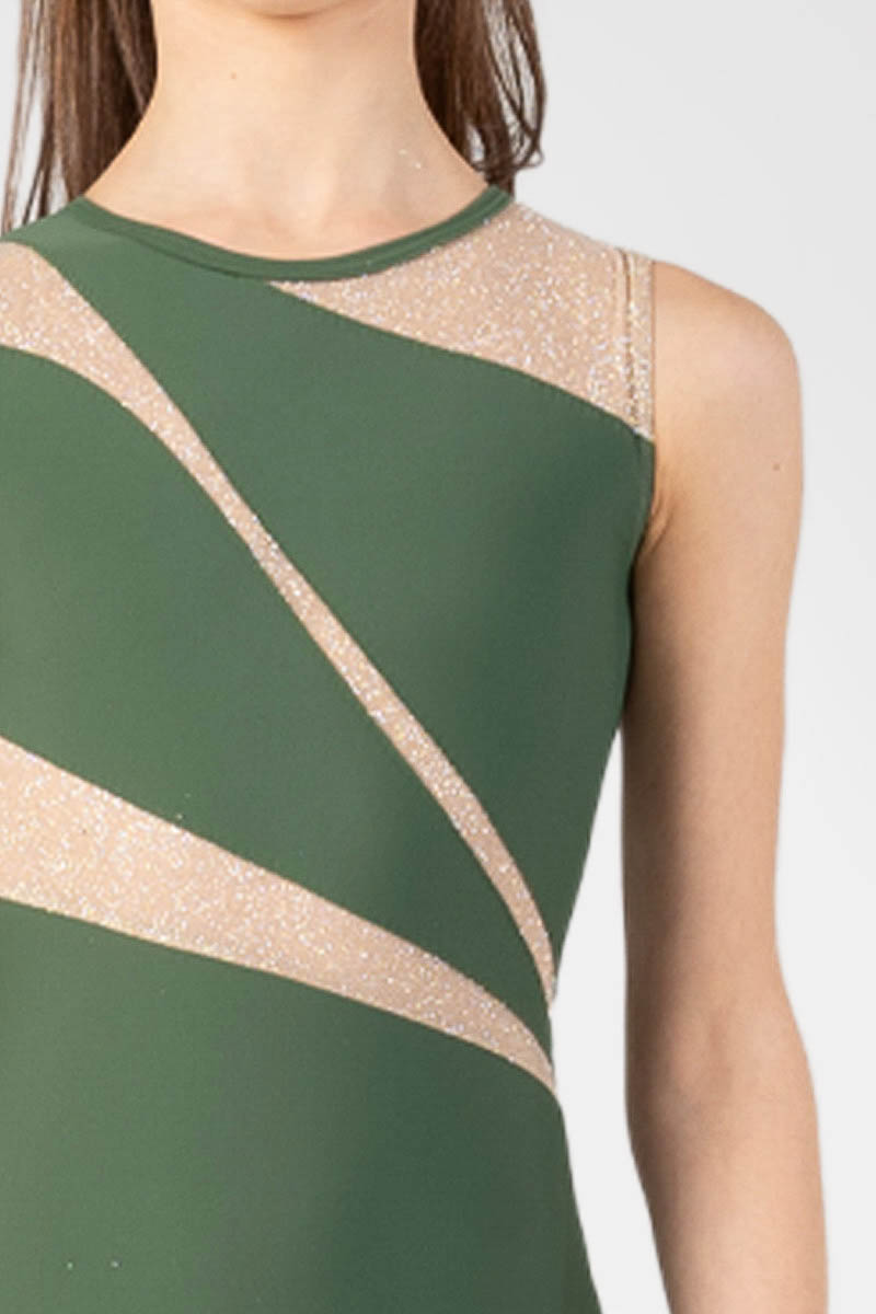 Tuta Short con Manica Asimmetrica