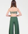 Pantaloni Lunghi e Svasati con Fiocco
