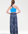 Top Monospalla con Fascia Glitterata