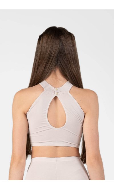 Top con Rose allo Scollo