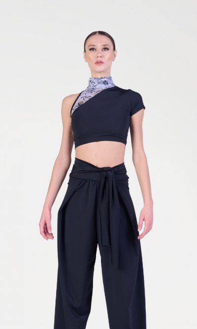 Top Asimmetrico con Pistagna