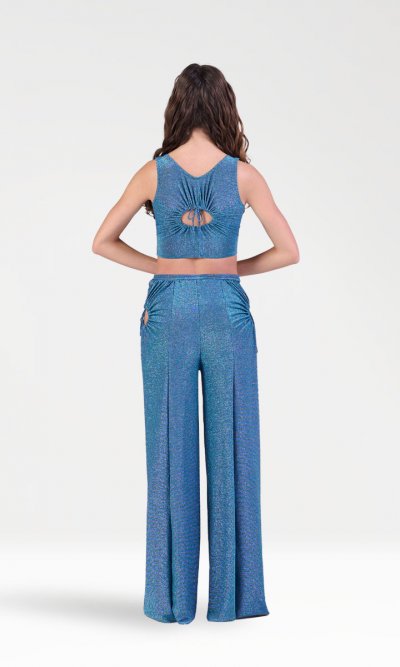 Pantaloni Lunghi con Apertura Laterali