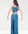 Pantaloni Lunghi con Apertura Laterali