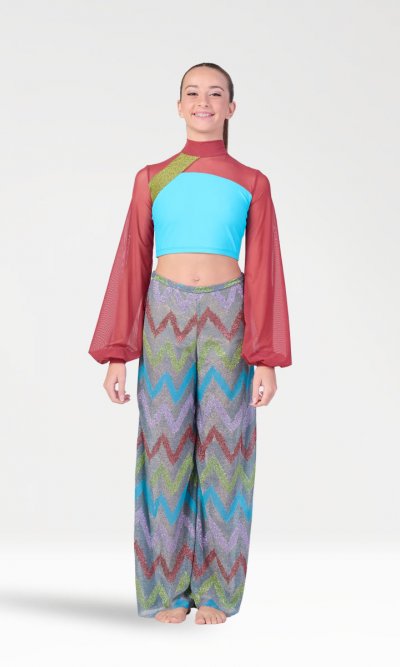 Pantaloni Larghi in Pizzo