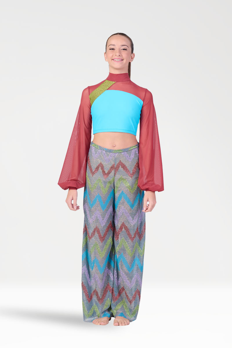 Pantaloni Larghi in Pizzo