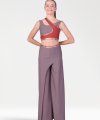 Pantaloni Larghi con Pannello