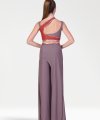 Pantaloni Larghi con Pannello