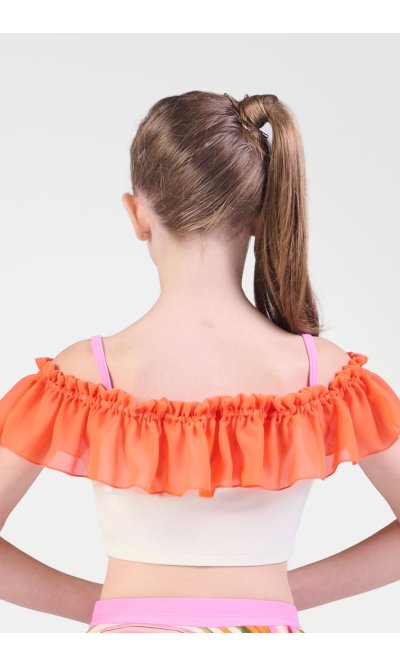 Top Spallino con Rouche