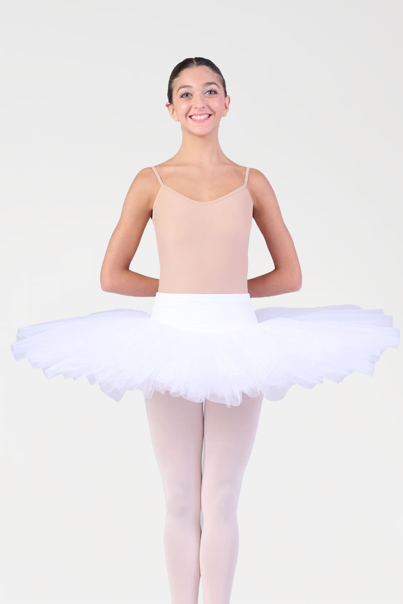 Tutulette Semiprofessionale Impunturata con Culotte a Vita Alta da Bambina