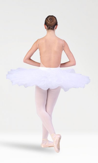 Tutulette Semiprofessionale Impunturata con Culotte a Vita Alta da Bambina