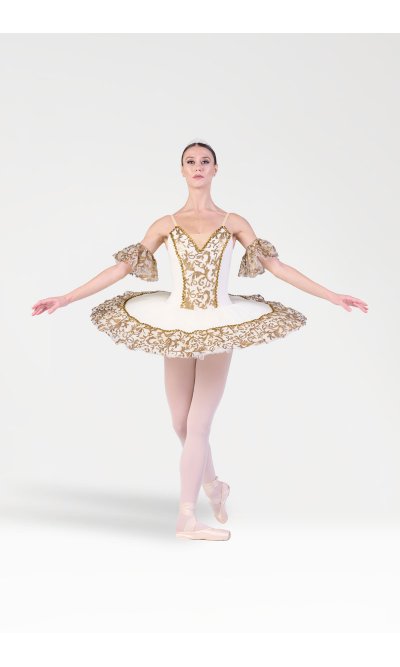 Tutù Semiprofessionale con Applicazioni Damascate