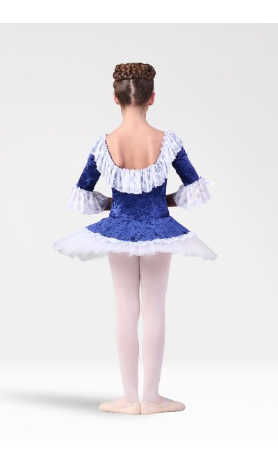 Tutù con Scollo e Jabot in Merletto