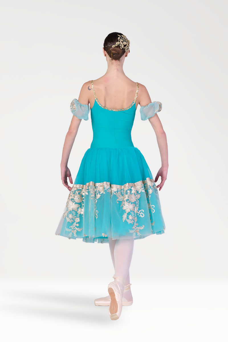 Tutù Degas con Applicazione Fiorata