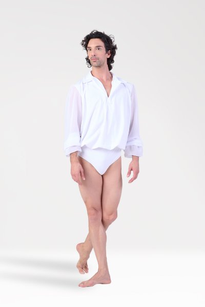 Body Camicia con Manica Lunga