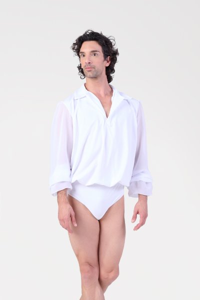 Body Camicia con Manica Lunga