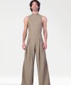 Pantaloni Larghi con Pieghe