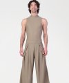 Pantaloni Larghi con Pieghe