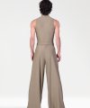 Pantaloni Larghi con Pieghe