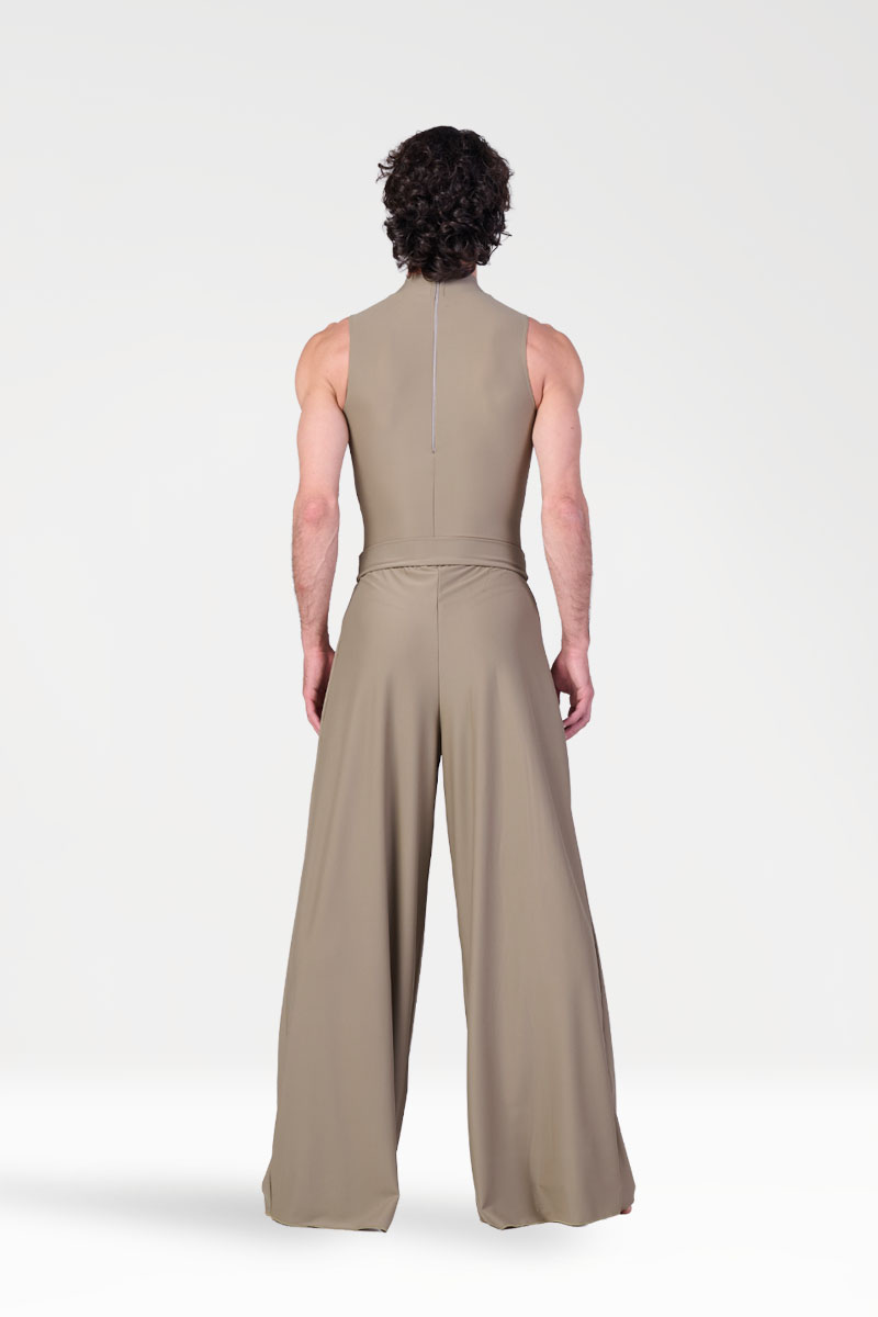 Pantaloni Larghi con Pieghe