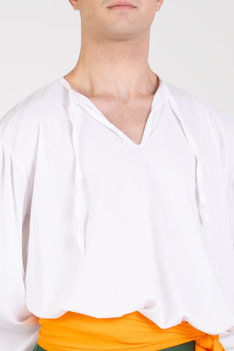 Camicia Ampia con Scollo a V