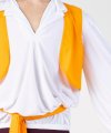 Gilet aperto in lycra