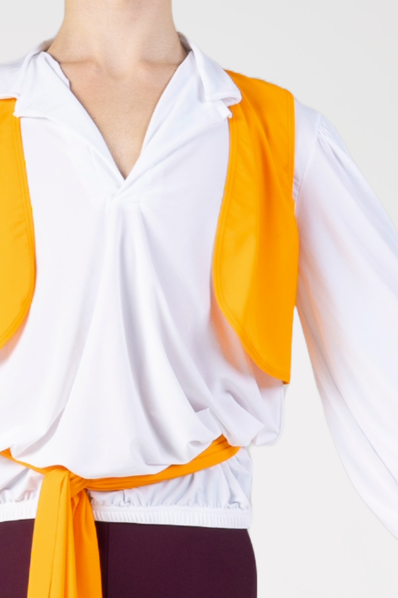 Gilet aperto in lycra