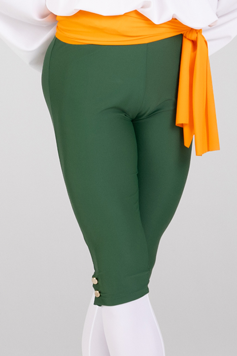Pantaloni Pescatora con Bottoni Laterali