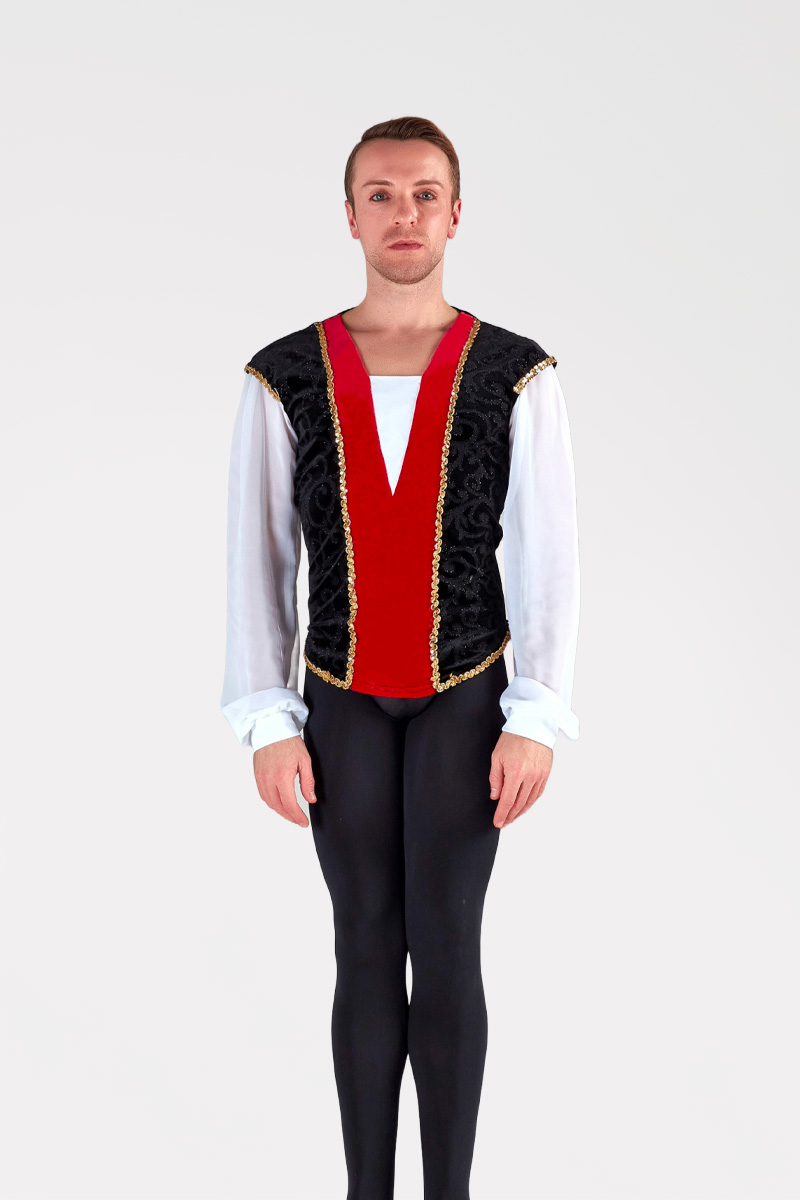 Casacca con Inserto Damascato